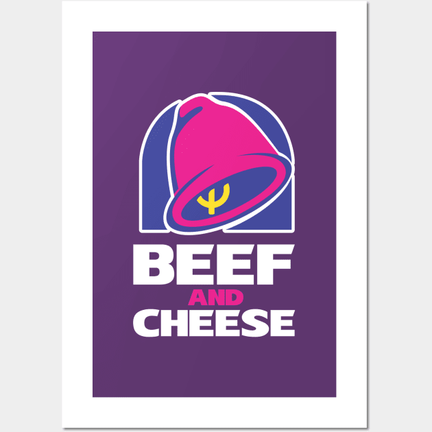 Beef and Cheese Wall Art by dann